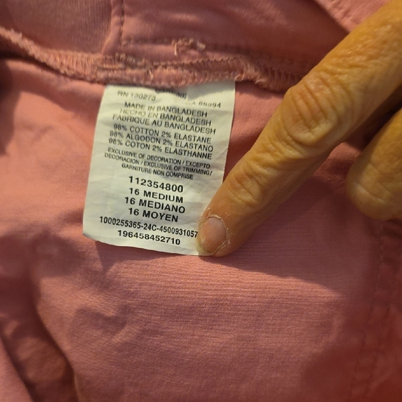 Lee Soft Pink Shorts - Picture 4 of 5